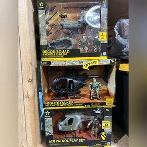 Recon Squad, Nightstalker and air patrol playset